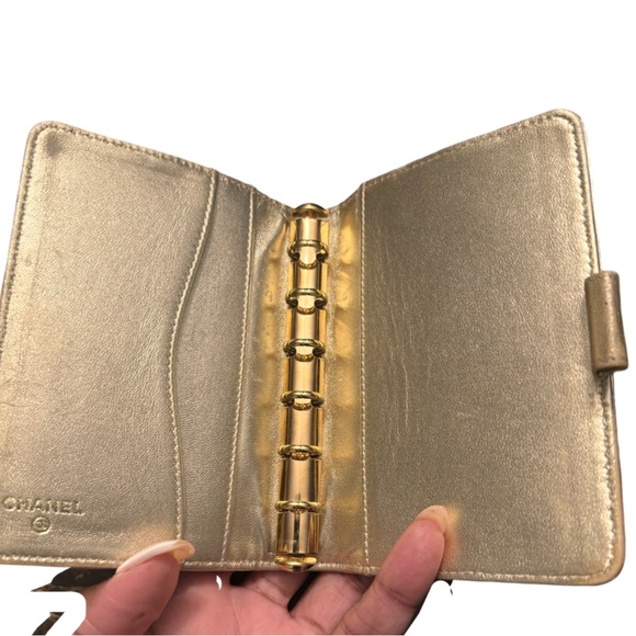 Chanel Gold Patent Lucky Symbols Agenda Preloved ✨Limited Edition✨ - Picture 3 of 9